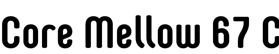 Core Mellow 67 Cn Bold cкачати шрифт безкоштовно